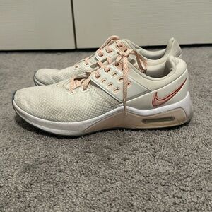 Nike Airmax - white, hints of peach color, size 10